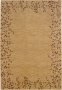 Cherry Blossom Border Beige 6' 7"x9' &6quot; Area Rug (30546)