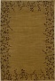 Cherry Blossom Border Gold 3' 10"x5' 5" Area Rug (30833)