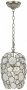 Crystorama Papla 8 1/2" Wide Antique Silver Pendant Light (v2031)