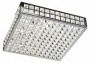 Deco Crystal And Chrome 16" Wide Ceiling Light Fixture (h3885)