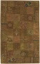 Dream Abstract Gold Handmade Rug (53182)