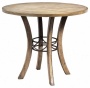 Hillsdale Charleston Round Wood Clunter Elevation Dining Table (v9881)