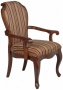 Kensington Stripe Wood Accent Chair (t9614)