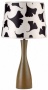 Lights Up! Black Ginko Shade Olive Oscar Table Lanp (t4448)