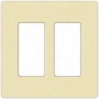 Lutron Claro 2 Gang Screwless Faceplate (53595)