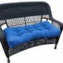 Marine Blue 42" Wide Oudopr Settee Cushion (w6256)