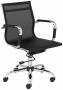 Maxmesh Black And Chrome Loq Back Desk Chair (u76O1)
