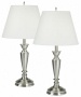 Impart Of Two Brushed Hardness Table Lamps (94978)