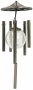 Silver Finish Color Changing Solar Wind Chime (t2728)