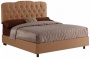 Tuftef Headboard Khaki Shantung Bed (king) (p2932)