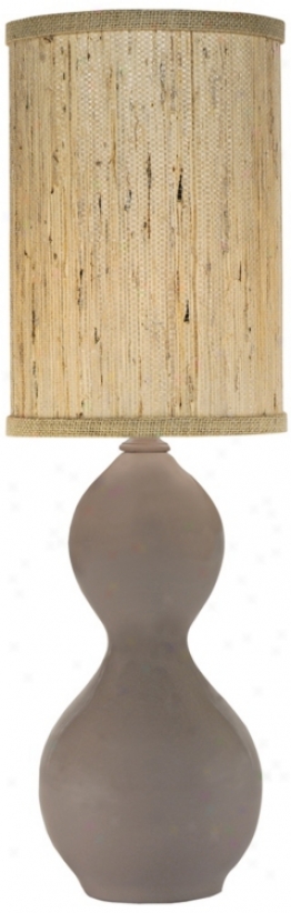 Thumprints Arrow Root Ceramic Mini Lamp (v7364)