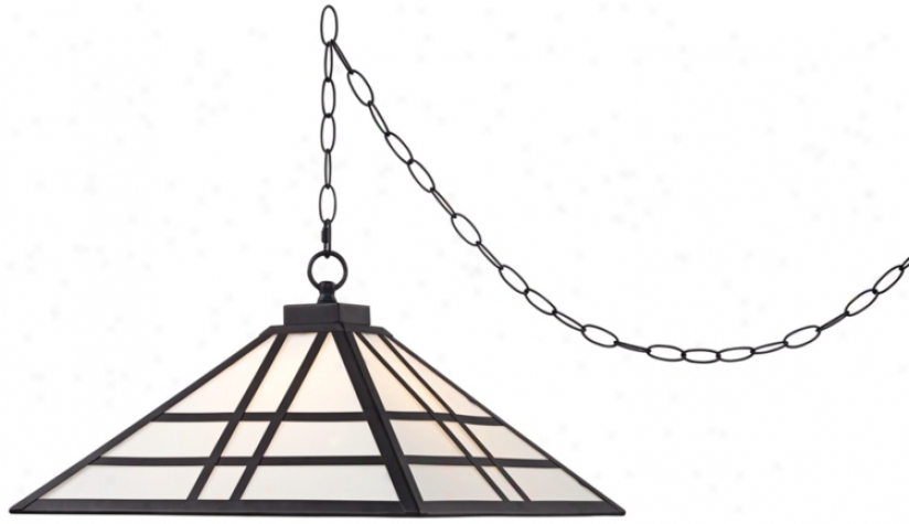 Tiffany White Glass Bend Pendant Light (t7374)