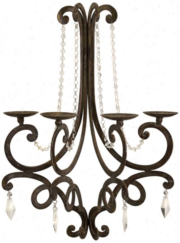 Orally transmitted Hatmony Chandelier Wall Sconce Candle Holder (t9651)