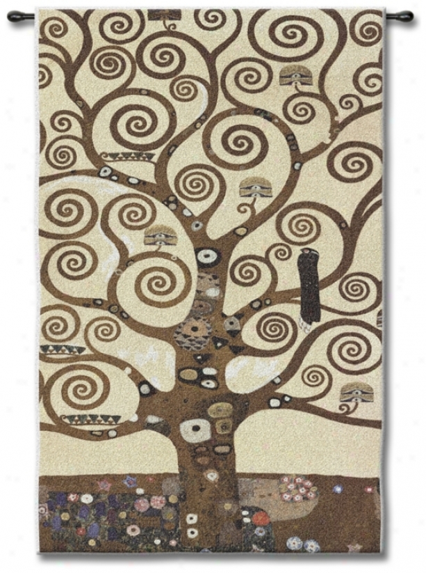 Tree Of Life 48" High Wall Tapestry (j8898)