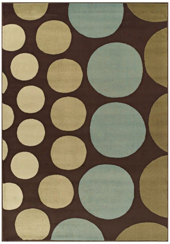 Tremont Collection Drops Chocolate Arrea Rug (n5674)