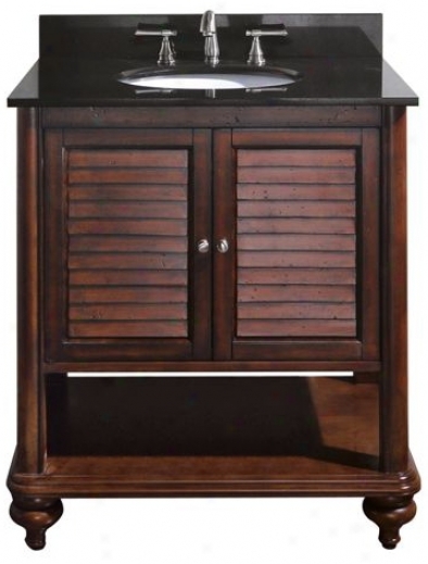 Tropica Antique Brown 31" Wide Sink Vanity (r7026)