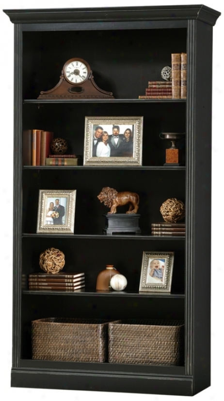 Ty Pennington Oxford Center Antique Black Wall Storage Unit (r7946)