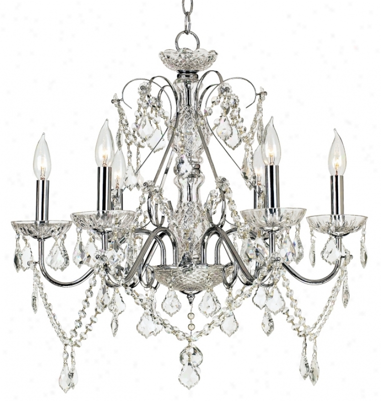 Vienna Full Spectrum&#8482; Chrome And Crystal Chandelier (92905)