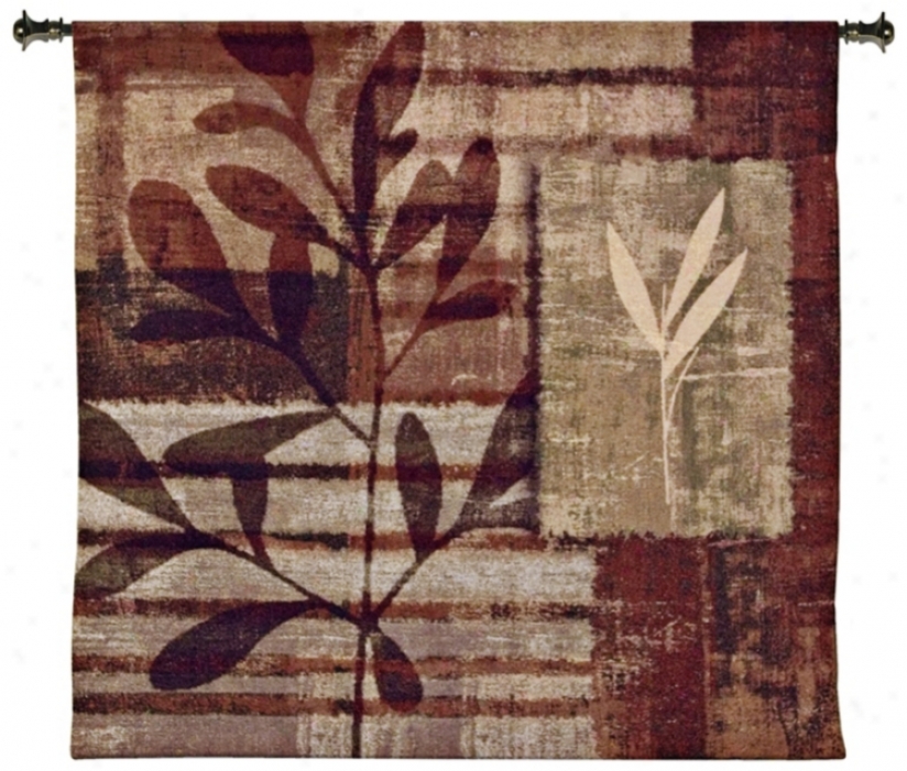 Warm Impressions 44" Square Wall Hanging Tapestry (j9028)