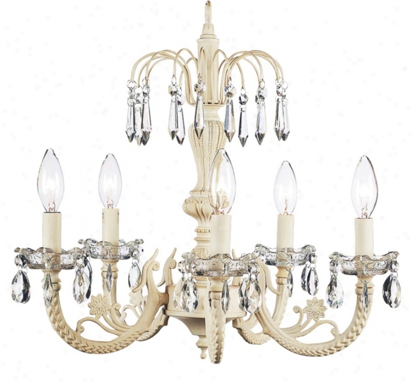 Waterfall Ivory 18 1/4" Wide Chandelier (t2104)