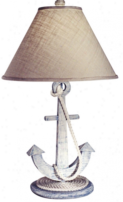 Weathered Cast ~ Nautical Table Lamp (39687)