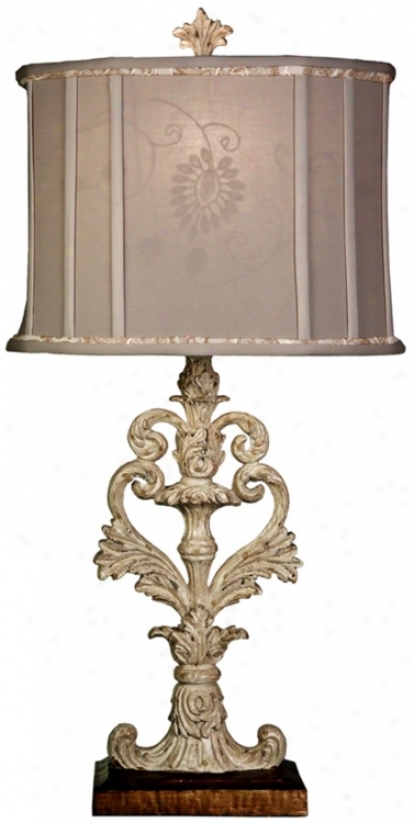 Westlake Finish Open Scrolling Table Lamp (u0080)