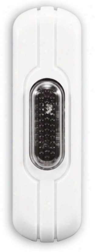 White And Clear Wireless Lighted Doorbell Button (k6441)