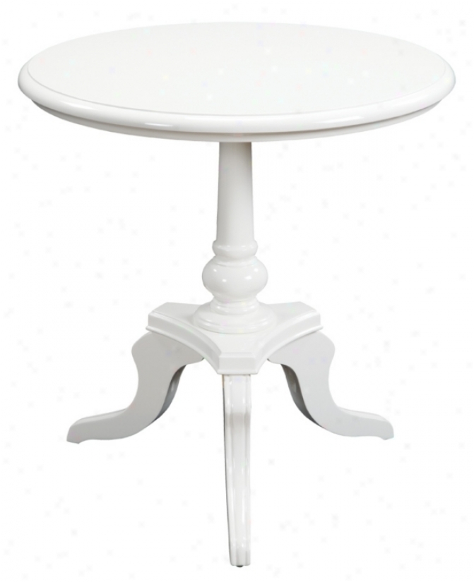 White Chapel Accent Table (t2268)