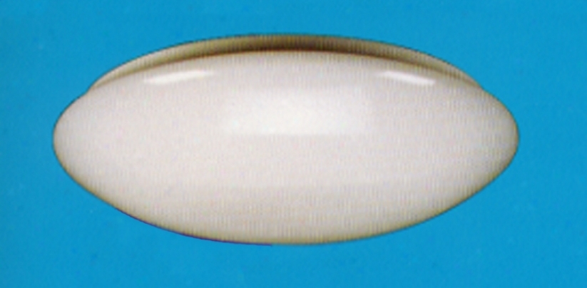 White Finish Fluorescent 14 1/2" Wide Mushroom Light (30935)