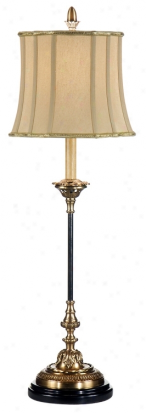 Wildwood Perfect Confusion Antique Brass Buffet Table Lamp (p4147)