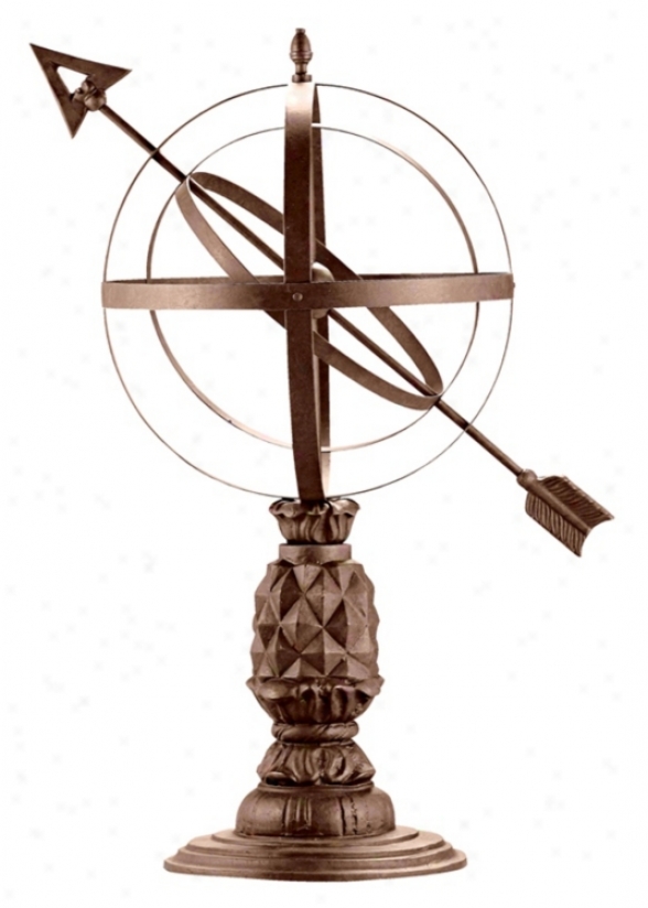 Williamsburg Pineappke Armillary Sphere Garden Statuary (60252)