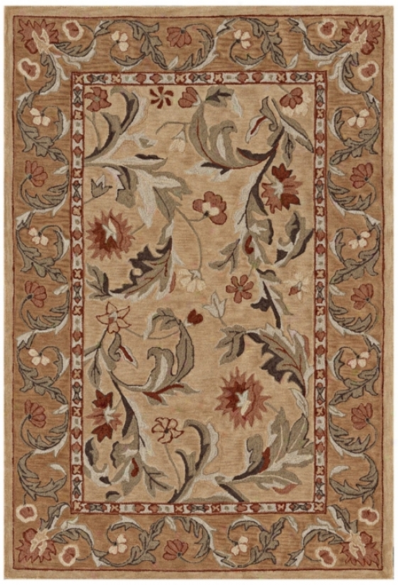 Winchester Collection Salisbury Gold Yard Rug (n7538)