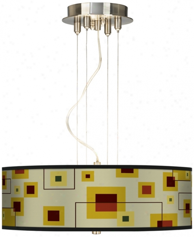 Windows 20" Wide 3-ligjt Chandelier Cahndelier (17822-j0217)