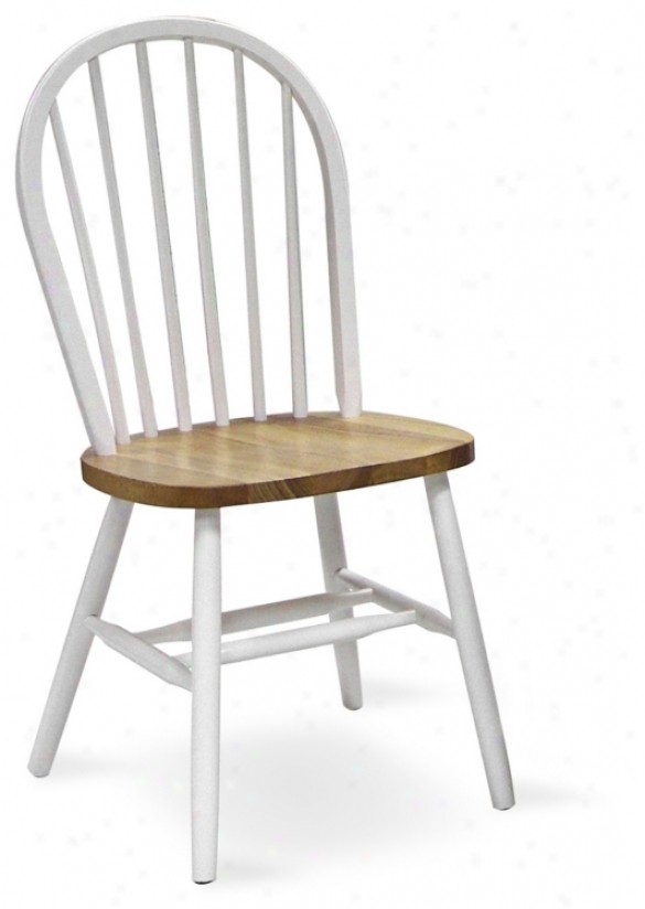 Windsor White Spindle Back 37" High Chair (u4230)