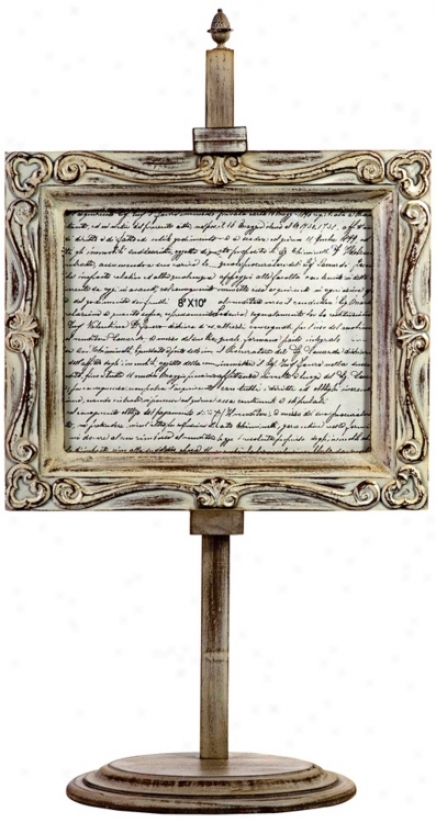 Wooden Photo Frame W/ Easel Stand (n1264)