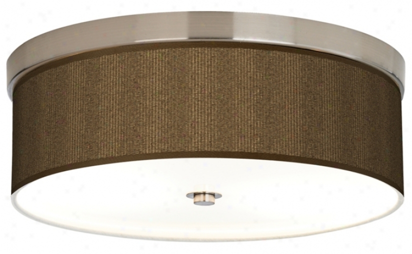 Woven Wicker Giclee Energy Efficient Ceiling Light (h8796-k2077)