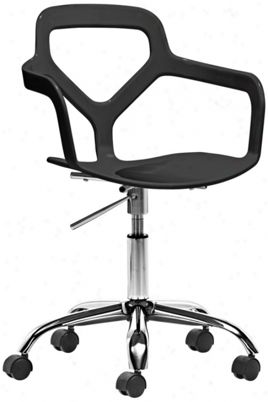 Zuo Angle Black Office Chair (v7425)