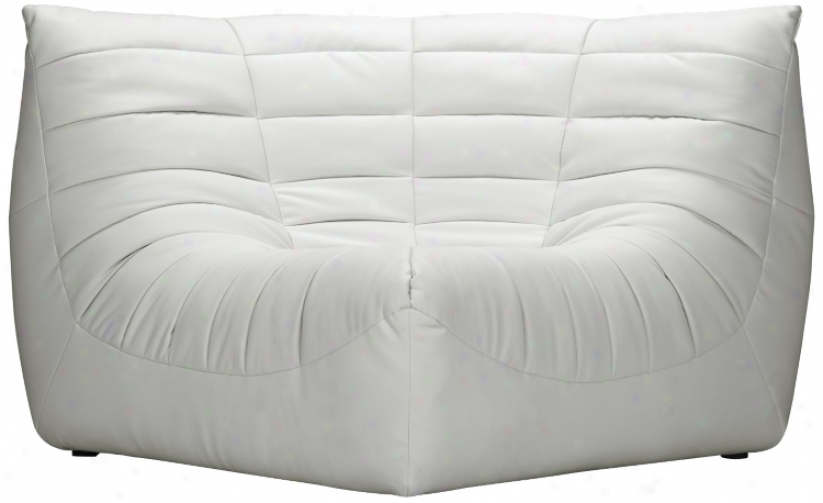 Zuo Carnival White Modular Couch Corner Seat (t7744)
