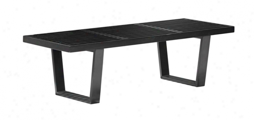 Zuo Heywood Double Black Bench (v7726)