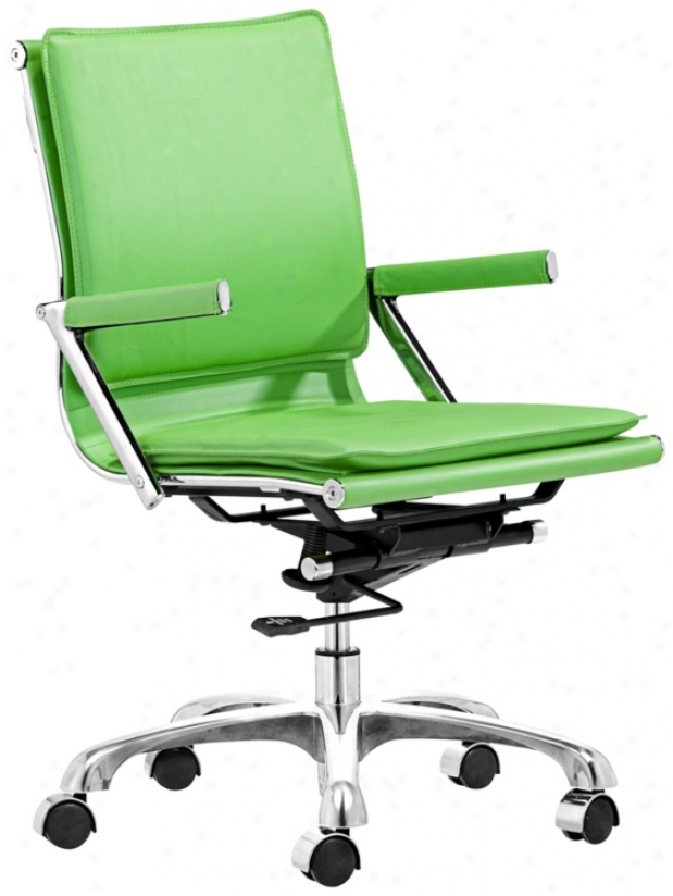 Zuo Lider Plus Green Office Chair (t2485)