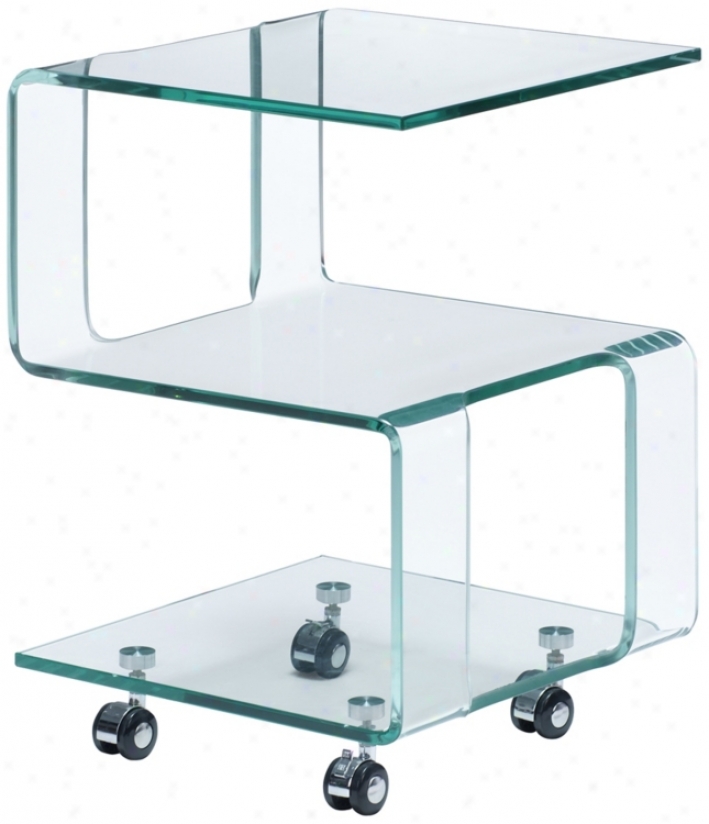 Zuo Magellan Clear Side Table (r8325)