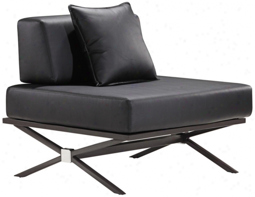 Zuo Modern Xert Modular Black Lounge Chair (v7541)