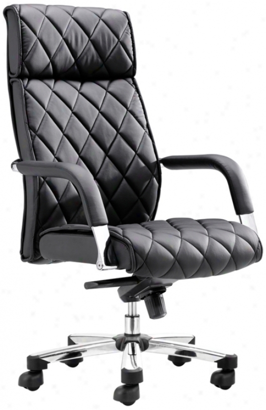 Zuo Kingly Black Office Chair (m7400)