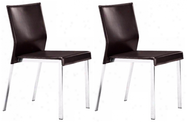 Zuo Stud Of Two Boxter Eqoresso Dining Chairs (g4028)