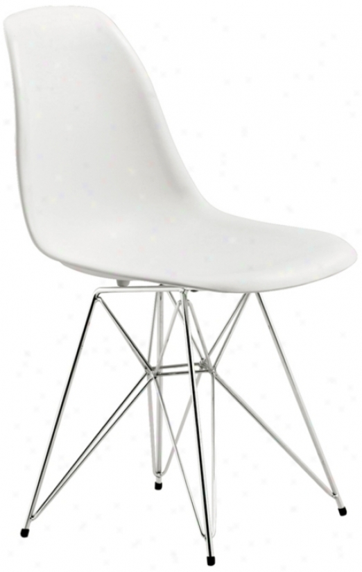 Zuo Spire White Dining Chair (m7351)