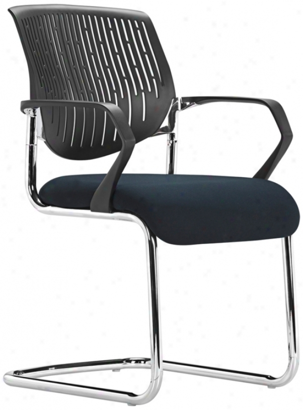 Zuo Synergy Black Sled Conference Chair (t2463)