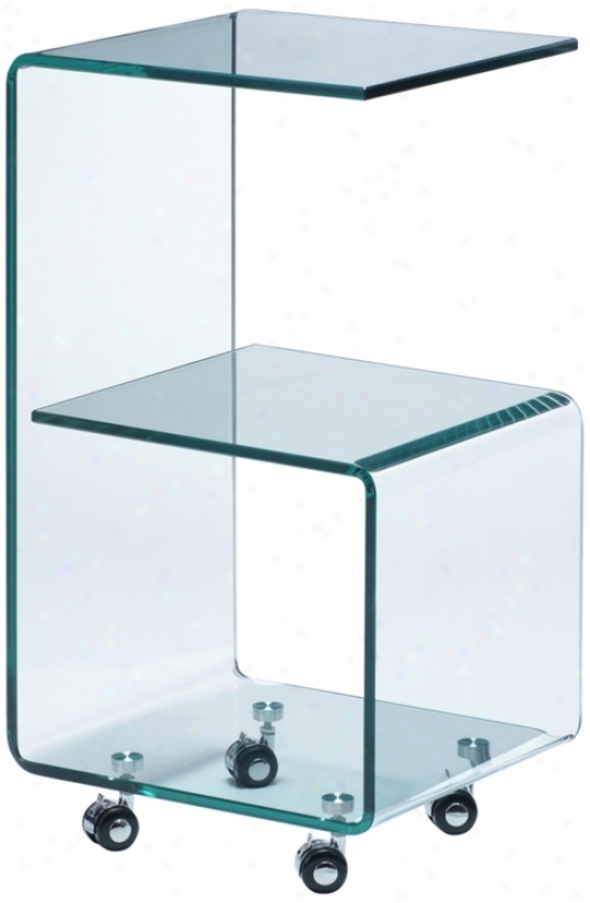 Zuo Trek Clear Side Table (r8323)