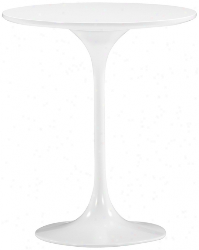 Zuo Wilco Glossy White Side Table (v9139)