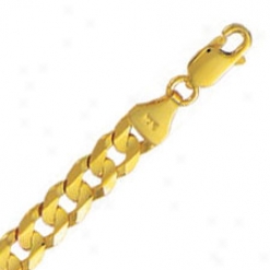 10k Yellow Gold 22 Inch X 6.0 Mm Curb Chain Necklace