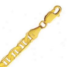 10k Yellow Gold 8 Inch X 5.5 Mm Mariner Link Bracelet